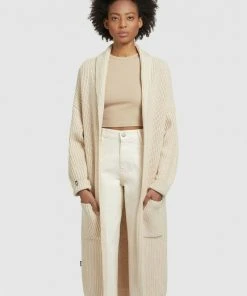 Khujo LIA - Cardigan - Beige, Donna