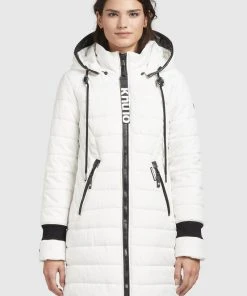 Khujo SHINE2 STRUCTURED - Cappotto Invernale - Naturweiß, Donna