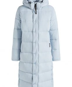 Khujo CORINNA MATT - Cappotto Invernale - Hellblau, Donna -Offerte khujo Negozio 905e6b9867e84c5cacc04e29df8a6b93