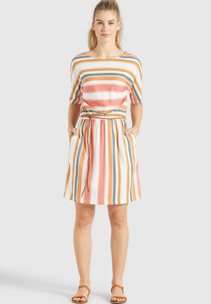 Khujo GABY - Vestito Di Maglina - Mehrfarbig Gestreift, Donna 7 Khujo GABY - Vestito Di Maglina - Mehrfarbig Gestreift, Donna - immagine 5