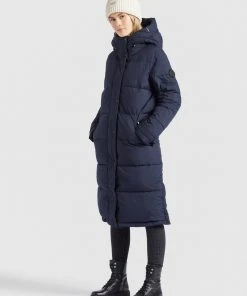 Khujo MANTEL DAKOTA - Cappotto Invernale - Dunkelblau, Donna -Offerte khujo Negozio 9209ef4765424abd92bb9f1315c4bee6
