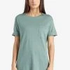 Khujo ALLMUT - T-shirt Basic - Mint, Donna -Offerte khujo Negozio 926e5156cf3249b685b16a353d136199
