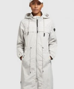 Khujo VOYA - Parka - Hellgrau, Donna