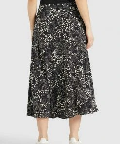 Khujo HEPKE - Gonna A Campana - Schwarz-weiß Gemustert, Donna -Offerte khujo Negozio 93088c0e34954ac2a0239e5e40352a82