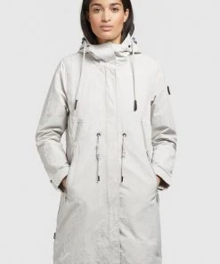 Khujo ADDA - Parka - Hellgrau, Donna