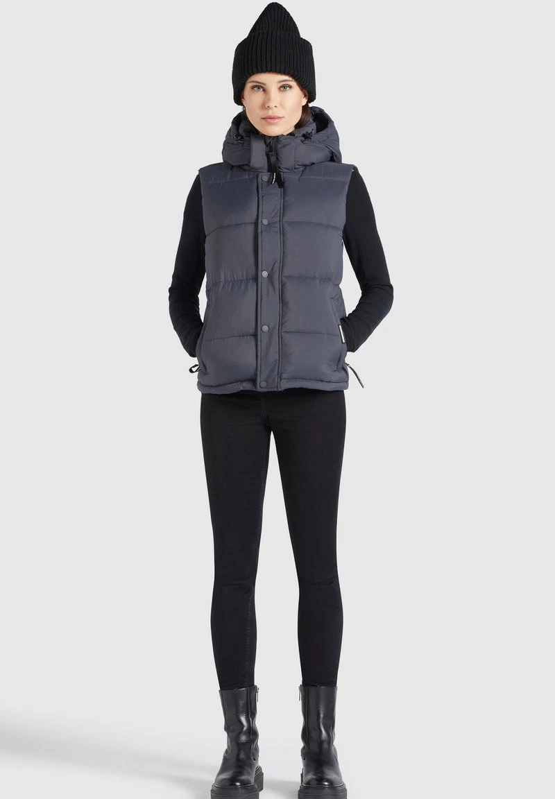 Khujo MARGARIDA MATT - Smanicato - Grau, Donna 8 Khujo MARGARIDA MATT - Smanicato - Grau, Donna - immagine 6