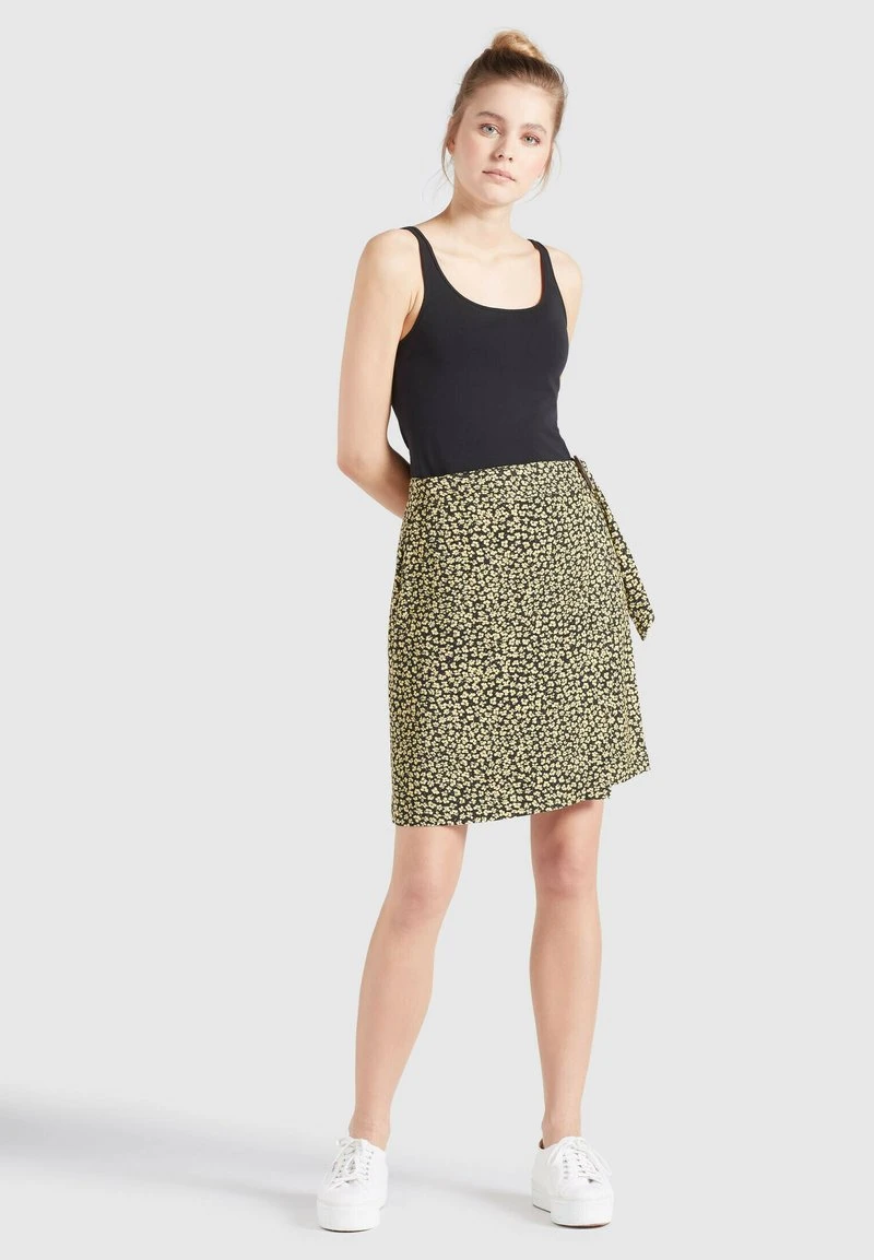 Khujo ARMATA - Gonna A Portafoglio - Schwarz/gelb, Donna 4 Khujo ARMATA - Gonna A Portafoglio - Schwarz/gelb, Donna - immagine 2