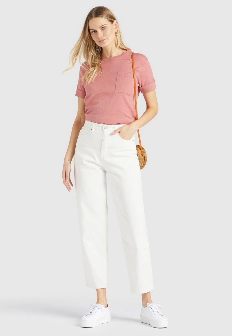 Khujo ALLMUT - T-shirt Basic - Pink, Donna 4 Khujo ALLMUT - T-shirt Basic - Pink, Donna - immagine 2