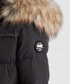 Khujo LUBECK LONG4 - Cappotto Invernale - Schwarz, Donna -Offerte khujo Negozio 952bf5d203b64ac0a1c1688d9267d546