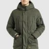 Khujo SHANCK - Cappotto Invernale - Dunkeloliv, Uomo -Offerte khujo Negozio 954a00586e9f4d2d9b0bb149dbc009d9