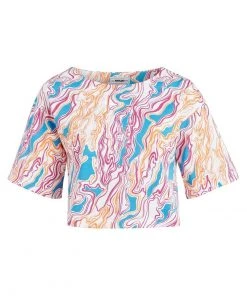 Khujo SUTTON - T-shirt Con Stampa - Mehrfarbig Gemustert, Donna -Offerte khujo Negozio 956932578e374a0690b8c684a35e7dd2