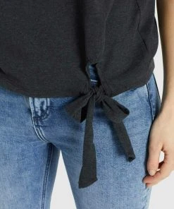 Khujo AURELIA - T-shirt Con Stampa - Dunkelgrau Meliert, Donna -Offerte khujo Negozio 9624858a17364ffd8951e232db36fe70