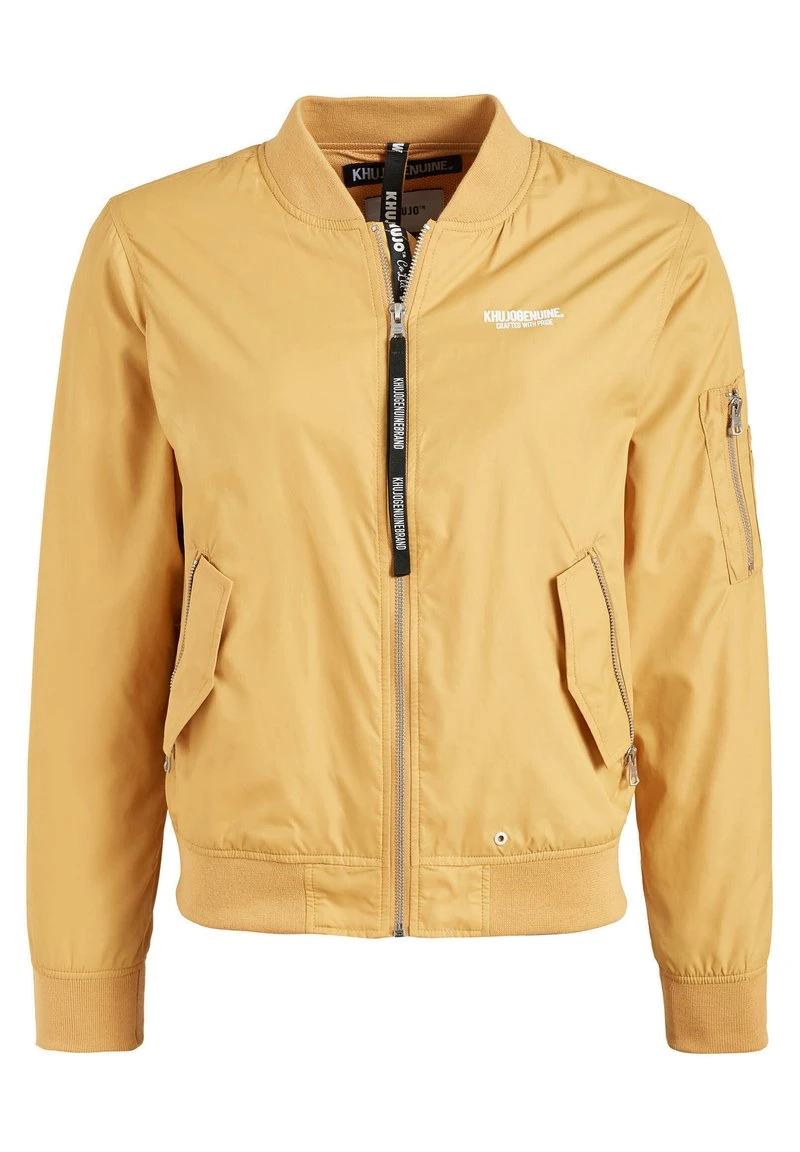 Khujo KALIA - Giubbotto Bomber - Beige/yellow, Donna 9 Khujo KALIA - Giubbotto Bomber - Beige/yellow, Donna - immagine 7