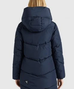Khujo JORDIS2 - Cappotto Invernale - Dunkelblau, Donna -Offerte khujo Negozio 99762470c9554fe087856f41638ae0f7