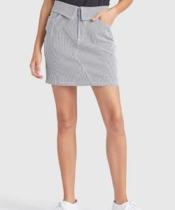 Khujo RASHY - Gonna Di Jeans - Blau-weiß, Donna