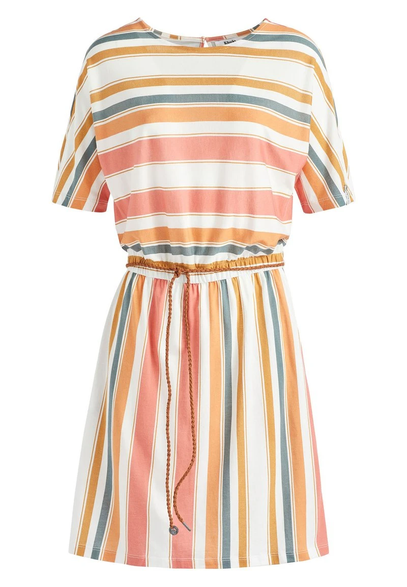 Khujo GABY - Vestito Di Maglina - Mehrfarbig Gestreift, Donna 12 Khujo GABY - Vestito Di Maglina - Mehrfarbig Gestreift, Donna - immagine 10