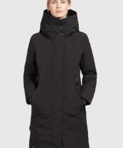 Khujo CHARLYN2 - Cappotto Invernale - Schwarz, Donna