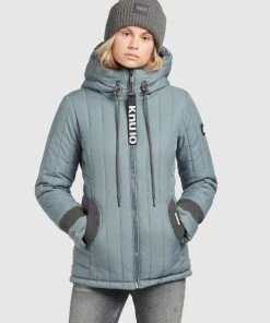 Khujo TWEETY PRIME5 - Giacca Da Mezza Stagione - Blaugrau, Donna