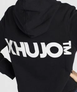 Khujo ABALIE - Felpa Con Cappuccio - Black, Donna -Offerte khujo Negozio 9e00aa39ba0b48298322e08ae09378dd