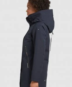 Khujo VIONA2 - Cappotto Invernale - Dunkelblau, Donna -Offerte khujo Negozio 9ff3672e42c44fbca2911e44dee5b3a1