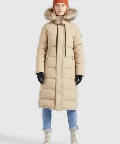 Khujo LISSANDRA - Cappotto Invernale - Beige, Donna