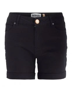 Khujo RIVEN - Shorts Di Jeans - Schwarz, Donna -Offerte khujo Negozio a04869e3538f407590e02d996b523751