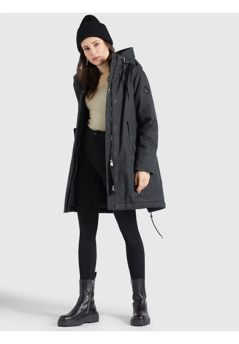 Khujo MANTEL XENIA - Cappotto Invernale - Dunkelgrau, Donna 4 Khujo MANTEL XENIA - Cappotto Invernale - Dunkelgrau, Donna - immagine 2