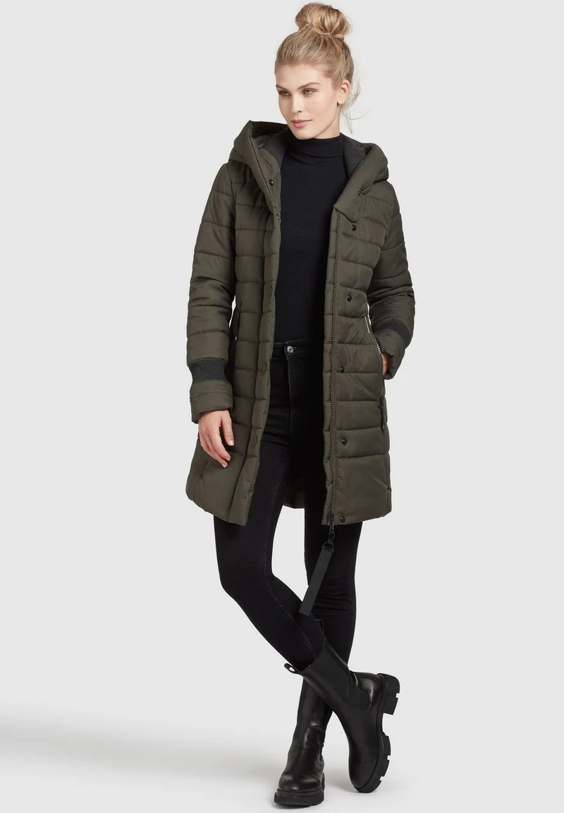 Khujo CONSTANZE STRUCTURED - Cappotto Invernale - Dunkeloliv, Donna 7 Khujo CONSTANZE STRUCTURED - Cappotto Invernale - Dunkeloliv, Donna - immagine 5