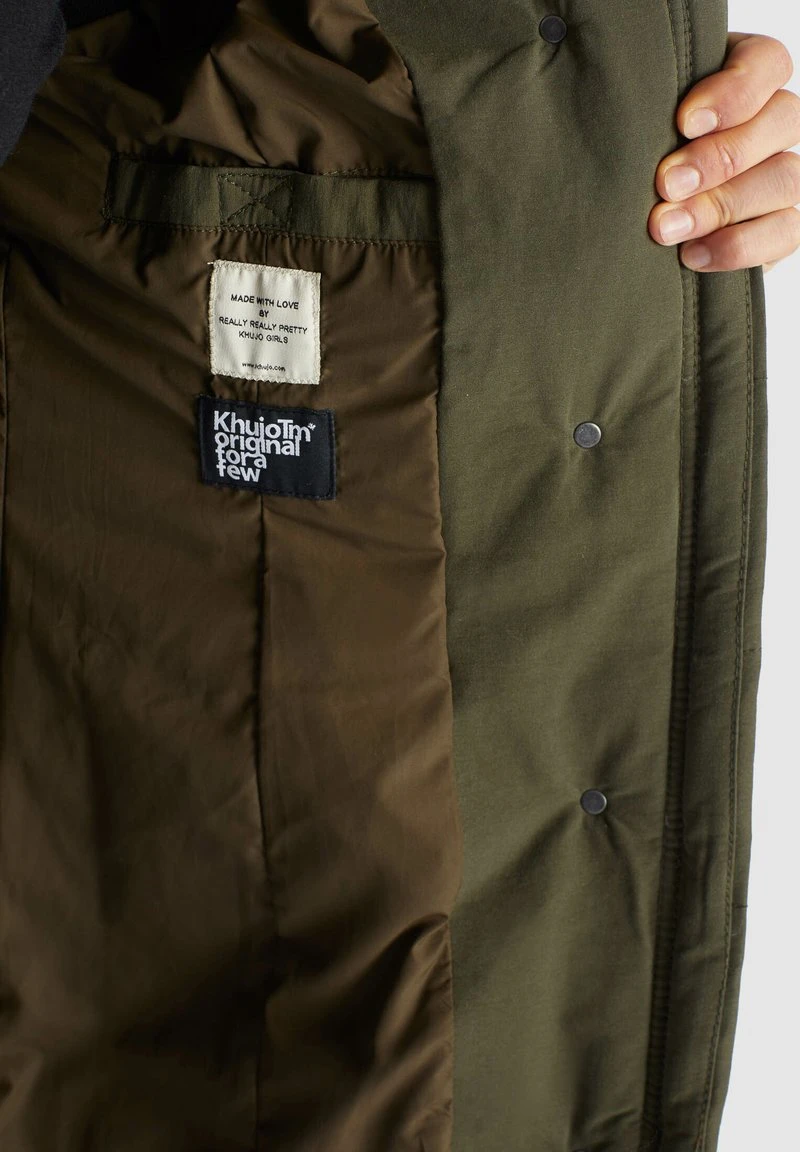 Khujo SHERMA2 - Cappotto Invernale - Oliv, Donna 9 Khujo SHERMA2 - Cappotto Invernale - Oliv, Donna - immagine 7