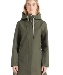 Khujo SOUS - Cappotto Corto - Oliv, Donna