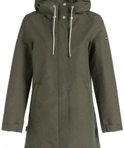 Khujo SOUS - Cappotto Corto - Oliv, Donna -Offerte khujo Negozio a8a1ec00dbe14baba3b8a093529b71cf