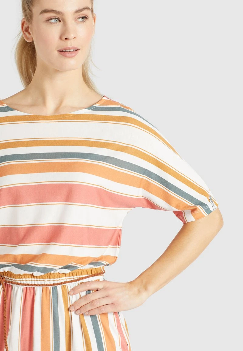 Khujo GABY - Vestito Di Maglina - Mehrfarbig Gestreift, Donna 9 Khujo GABY - Vestito Di Maglina - Mehrfarbig Gestreift, Donna - immagine 7