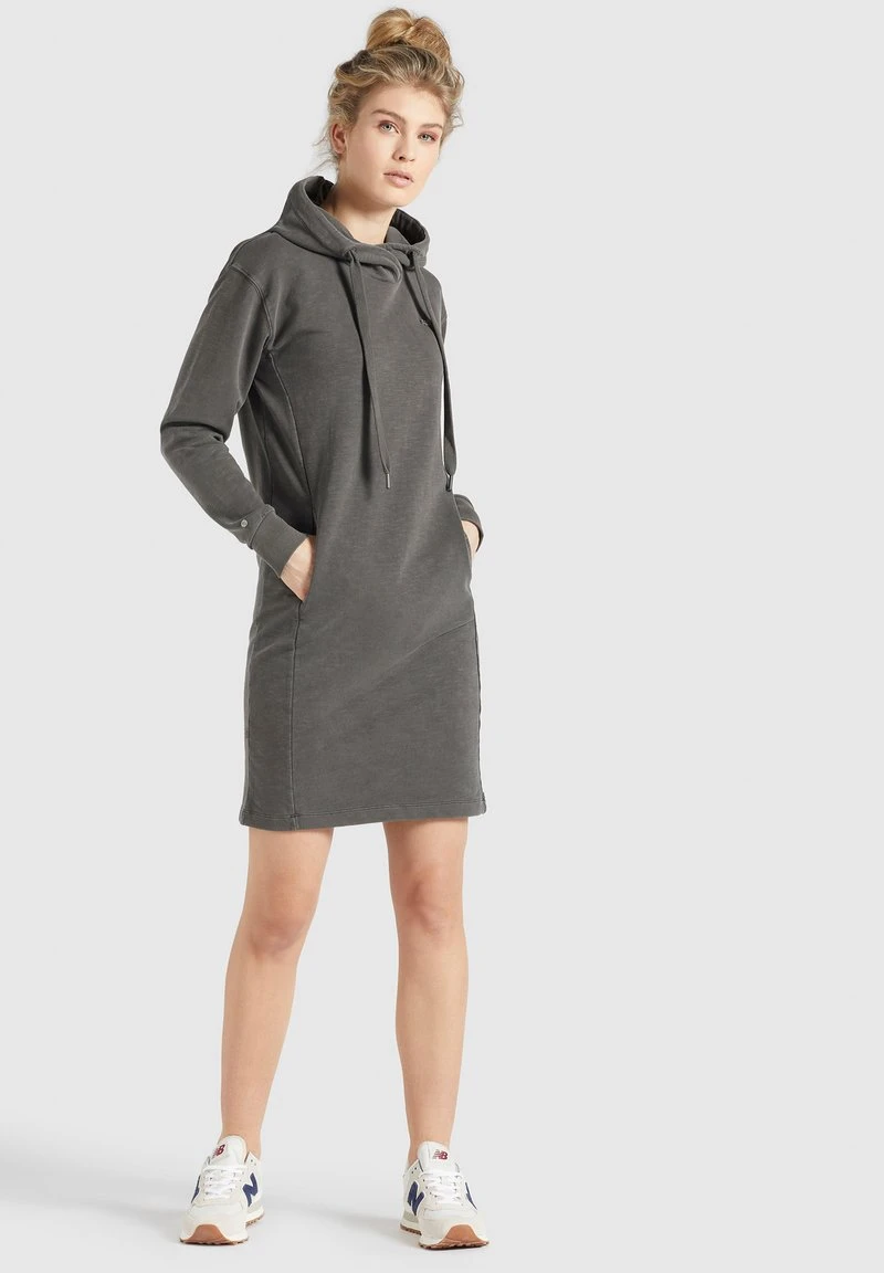 Khujo HALOUMA - Vestito Estivo - Grau Gewaschen, Donna 4 Khujo HALOUMA - Vestito Estivo - Grau Gewaschen, Donna - immagine 2