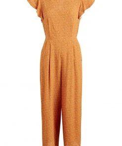 Khujo KAMEA - Tuta Jumpsuit - Ochre, Donna -Offerte khujo Negozio aa6d97437c4c4ee8af638f0c003bf63a