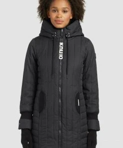 Khujo JERRY PRIME5 STRUCTURED - Cappotto Invernale - Grau, Donna