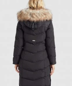 Khujo LUBECK LONG4 - Cappotto Invernale - Schwarz, Donna -Offerte khujo Negozio ac0096358cf94f0398eadbfd7895e848