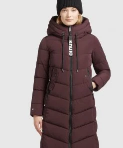 Khujo AYLEENA - Cappotto Invernale - Weinrot, Donna