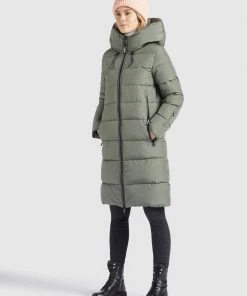 Khujo JILIAS - Cappotto Invernale - Mint, Donna -Offerte khujo Negozio add73608b4104192a43a87cff03b292b