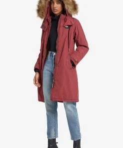 Khujo EFFI - Cappotto Invernale - Red, Donna -Offerte khujo Negozio af3f078f2a1049c8a215a94f79e706ad