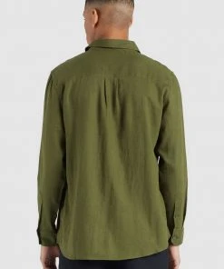 Khujo BRODY - Camicia - Green, Uomo -Offerte khujo Negozio af6f0e29e67c4e1eb307606589002587