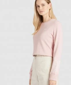 Khujo ANAKONI LEAVES EMBRO - Felpa - Rosa, Donna -Offerte khujo Negozio b028235279e24ee697aaafe21b5edcd8