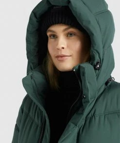 Khujo TORINO - Cappotto Invernale - Dunkelgrün, Donna -Offerte khujo Negozio b02f3daf644649078e8a8e93708aab81