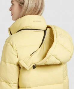 Khujo CORINNA MATT - Cappotto Invernale - Hellgelb, Donna -Offerte khujo Negozio b0365321ffdf484999b510575bb18383