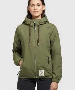 Khujo ROLAVA - Giacca Leggera - Oliv, Donna