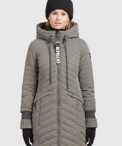 Khujo TOOTS3 PEACHED - Cappotto Invernale - Mint, Donna