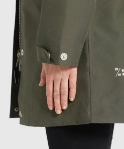 Khujo SOUS - Cappotto Corto - Oliv, Donna -Offerte khujo Negozio b24f9244ad954c1caae6c5ed1ae00f4f