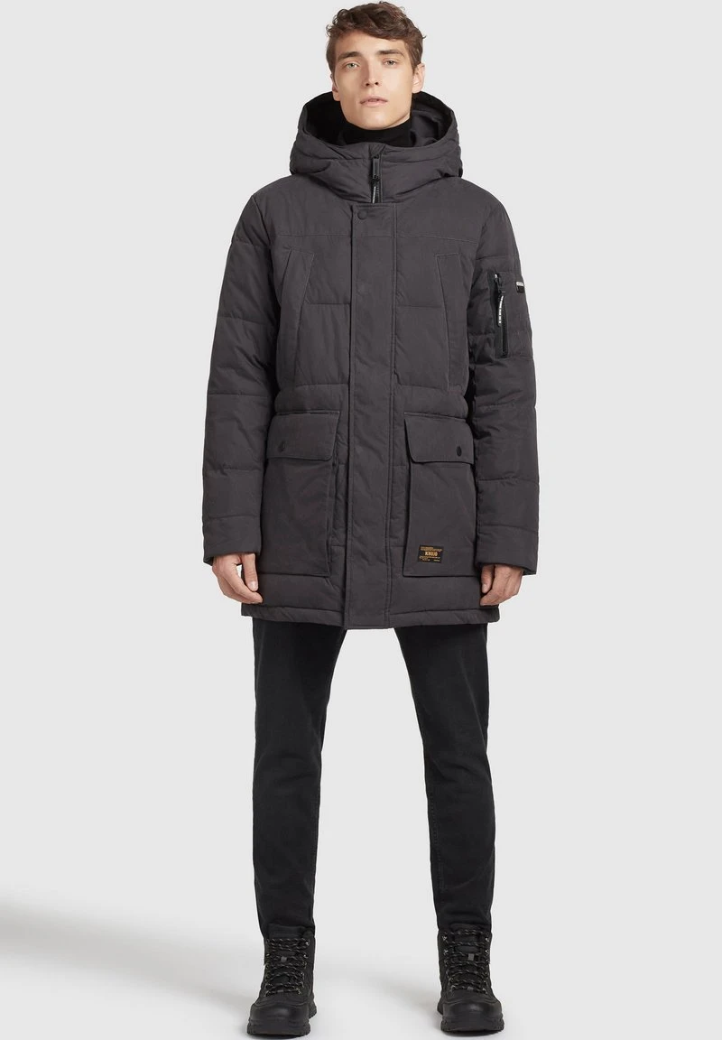 Khujo SHANCK - Cappotto Invernale - Dunkelgrau, Uomo 4 Khujo SHANCK - Cappotto Invernale - Dunkelgrau, Uomo - immagine 2