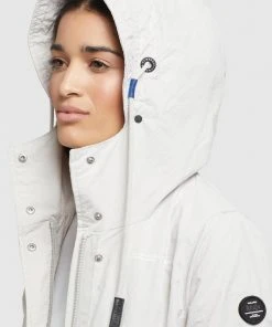 Khujo ADDA - Parka - Hellgrau, Donna -Offerte khujo Negozio b28e32c34b094acaadeebfebbc870c42