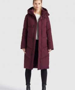 Khujo TORINO - Cappotto Invernale - Weinrot, Donna