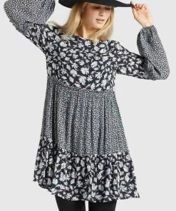 Khujo GRANATA - Vestito Estivo - Schwarz Weiß, Donna